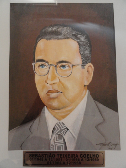 Sebastião Teixeira Coelho - Jan/1948 a Dez/1951 - Jan/1956 a Dez/1959 - Jan/1964 a Dez/1968